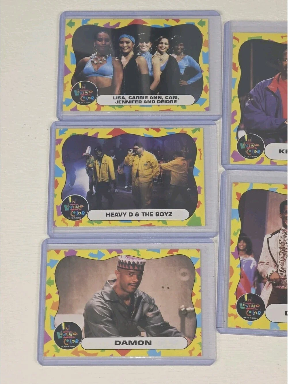Lot Of 12 Vintage In Living Color TV Series Trading Cards BIG CARDS JLO
